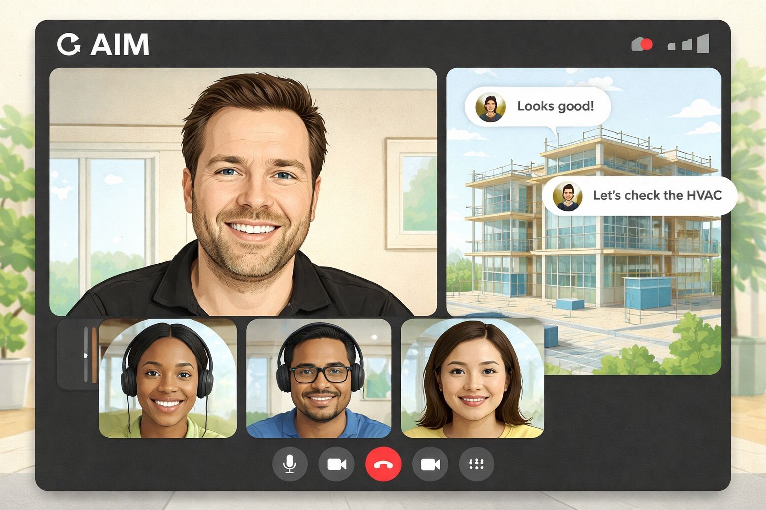 Book a Teams call with AIM